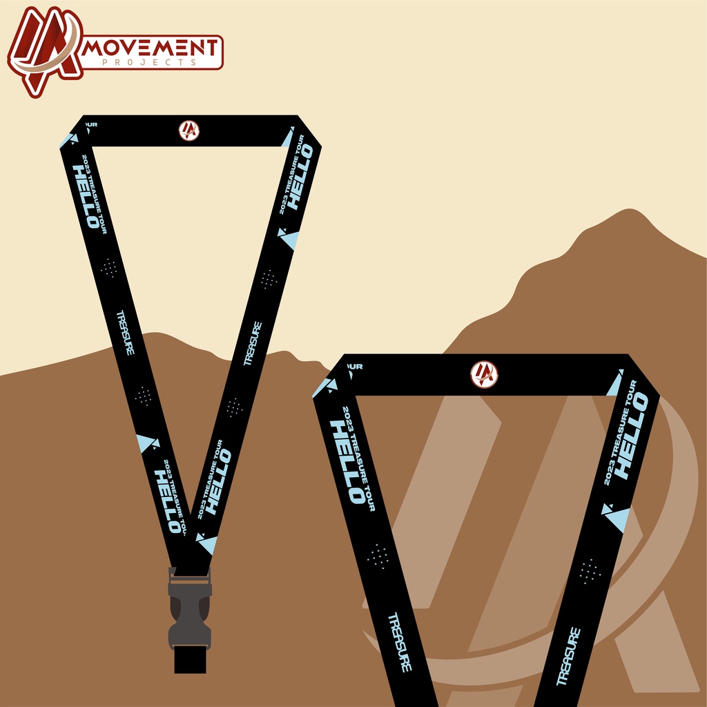 CUCI GUDANG LANYARD 2023 TREASURE TOUR &quot;HELLO&quot;