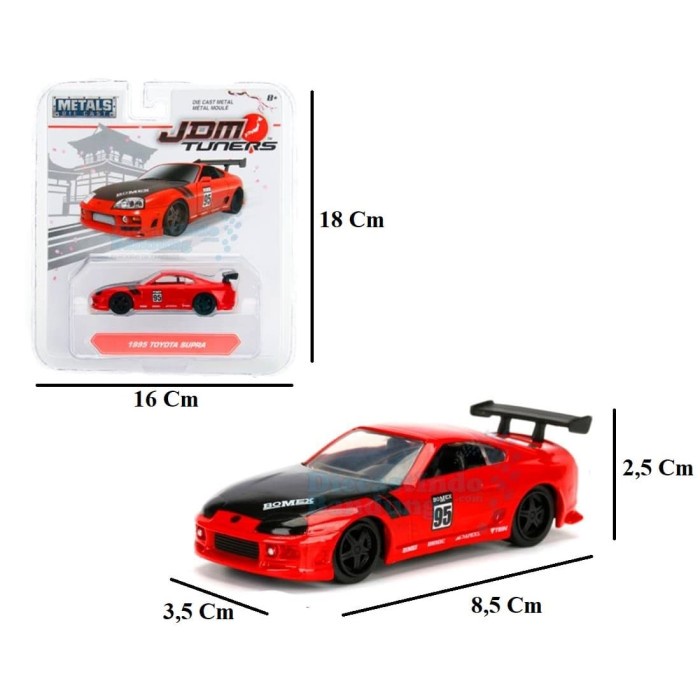 JADA - JDM TUNERS 1995 TOYOTA SUPRA SKALA 1:64 TERBARU