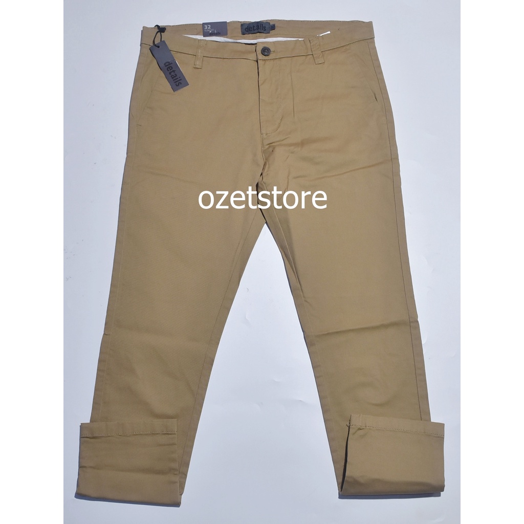 Celana Panjang Pria Details Khaki Slimfit CPD28