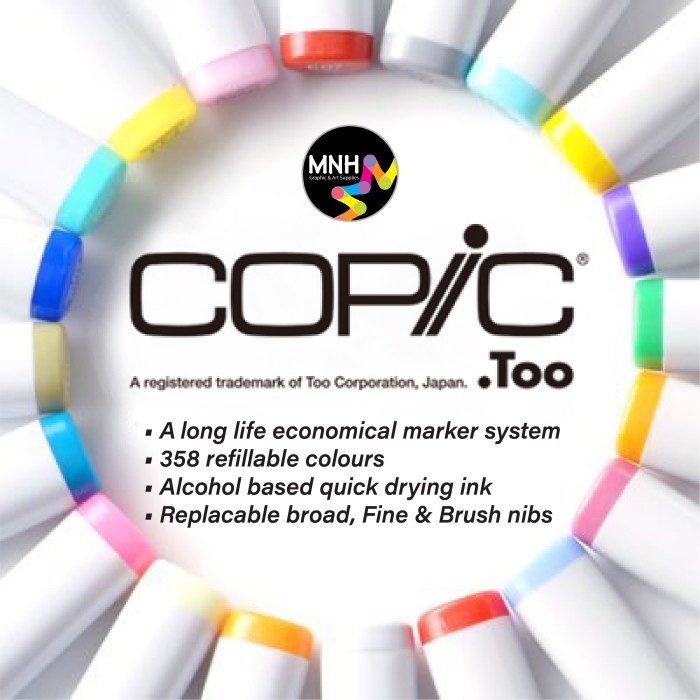 

Refill Spidol Copic Vrs Toner Grey Series T0 - T9