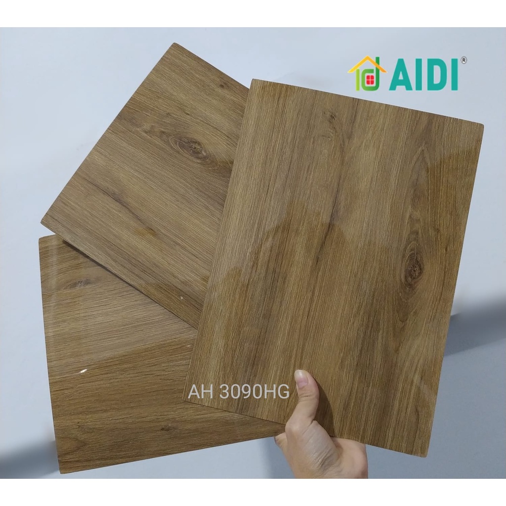 AIDI HPL AH 3090HG GOLDEN OAK GLOSSY HPL WOODGRAIN GLOSSY HPL URAT KAYU KILAP HPL KILAP AIDI 3090 HG