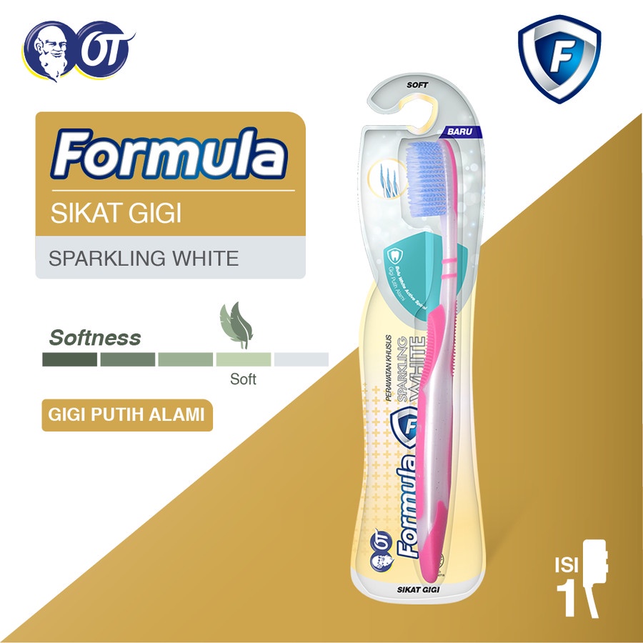 Formula Sikat Gigi Sparkling White Toothbrush