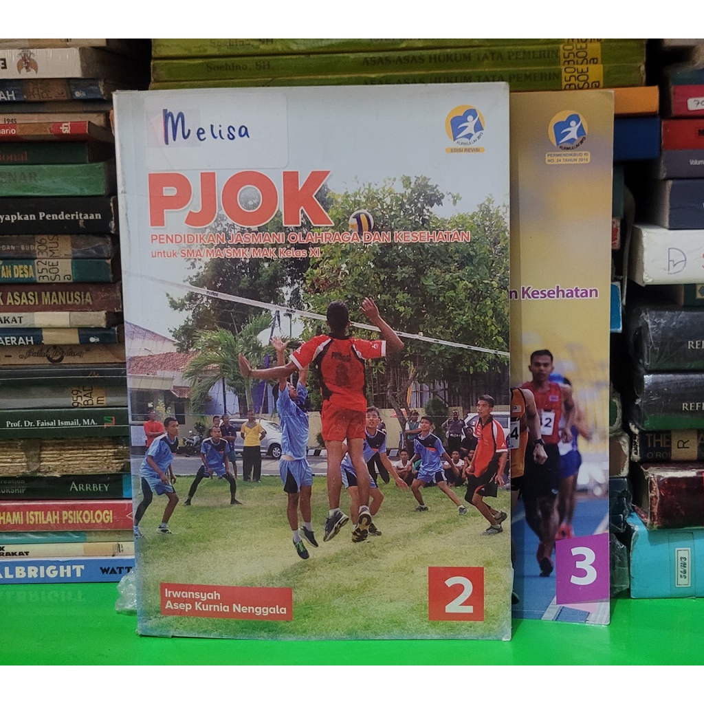 BUKU BEKAS PJOK KELAS 1/2/3 SMA KURIKULUM 2013 REVISI FACIL