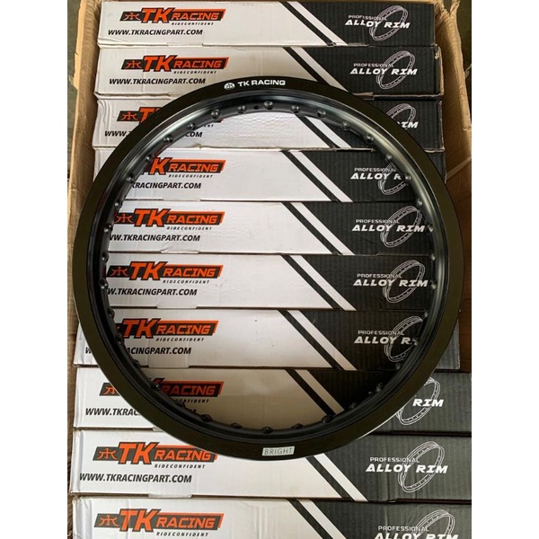 Velg Pelek TK Racing Bright set Ring 17 160 185 Hitam