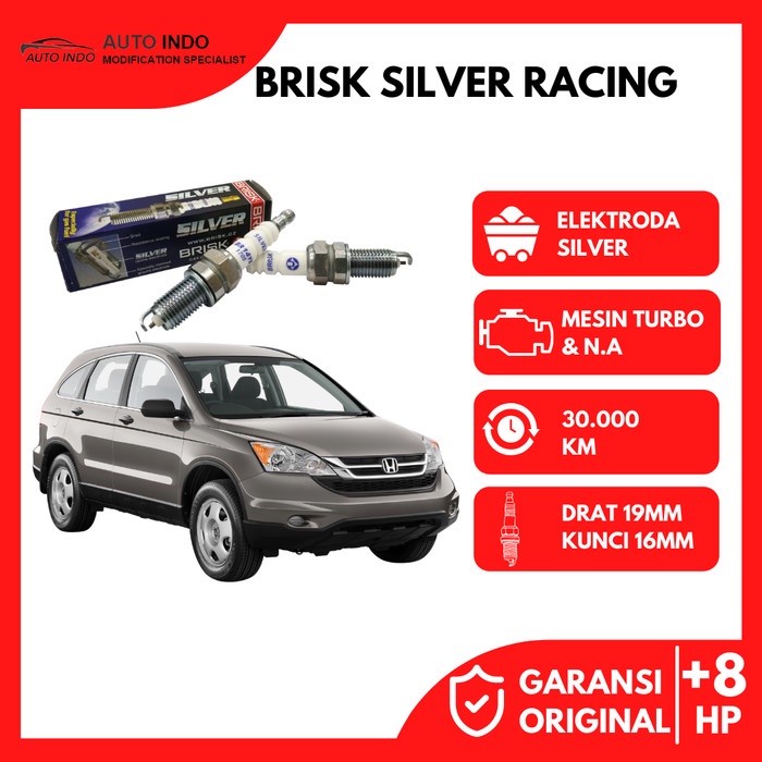 Busi Mobil Honda CRV Gen 3 BRISK Silver Racing DR15YS