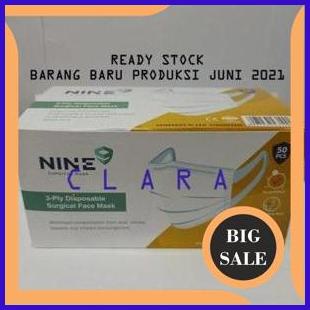 limited stock Masker medis surgical mask 3ply Nine masker elastic isi 50 140ZZ3