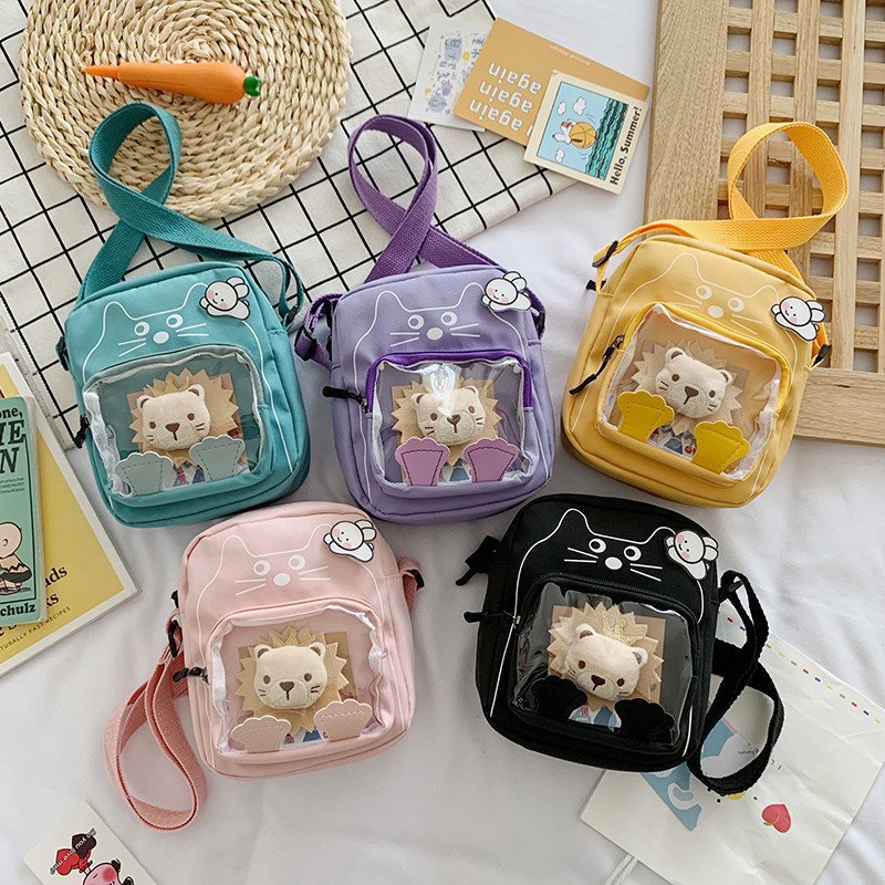 YOUBAGSHOP Tas Selempang Mini Korea Motif Cat Rabbit Cute design Import 2022-17