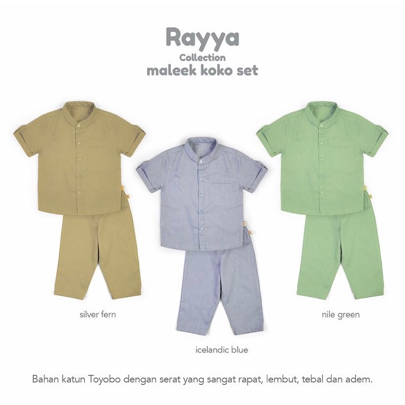 Velvet Junior Koko Maleek - Stelan Baju Koko Anak (VLVT-SKM)