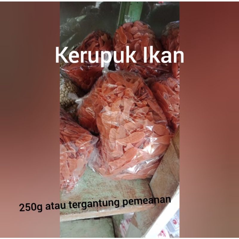 

Kerupuk Mentah Bentuk Ikan Renyah, Gurih dan Enak