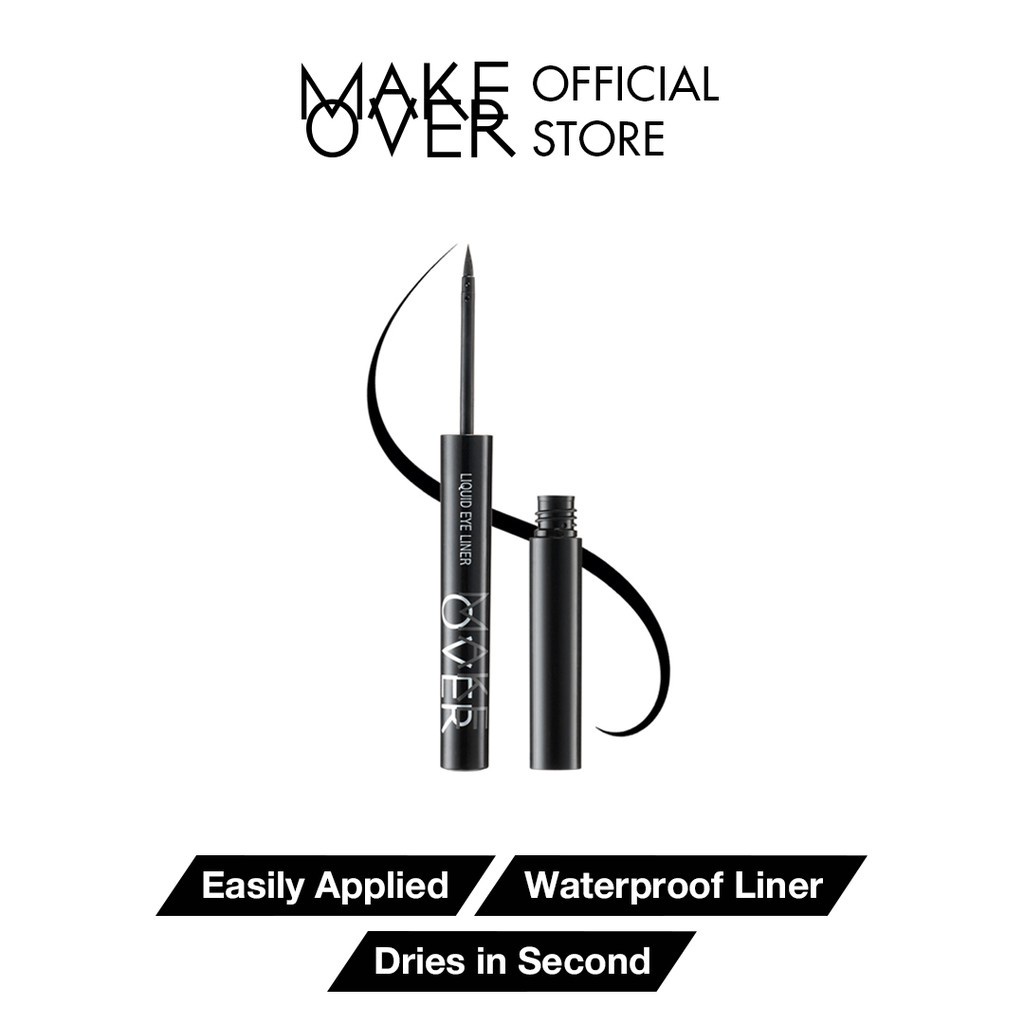 MAKE OVER LIQUID EYE LINER BLACK