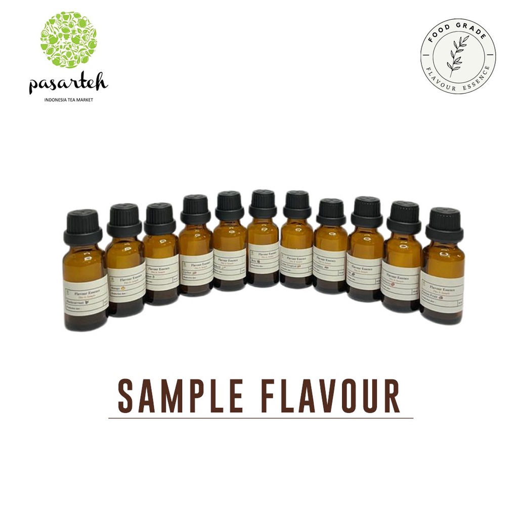 

[Pasarteh] Sample flavour - 10 ml I Flavour Essence I Perisa Teh I Flavour Teh I Essen