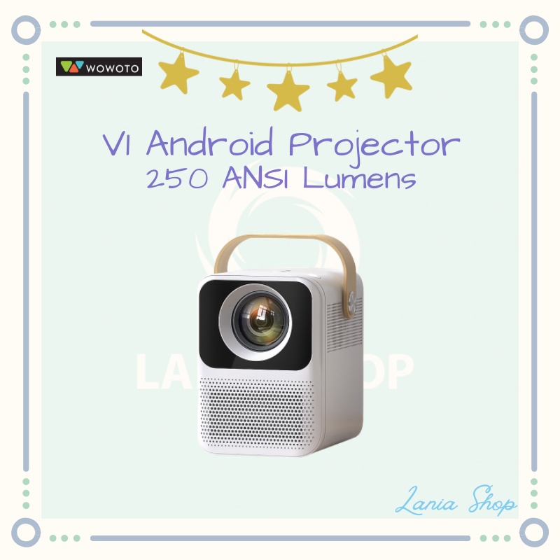 WOWOTO V1 - Smart Android Projector Full HD 1080P - 250 ANSI Lumens