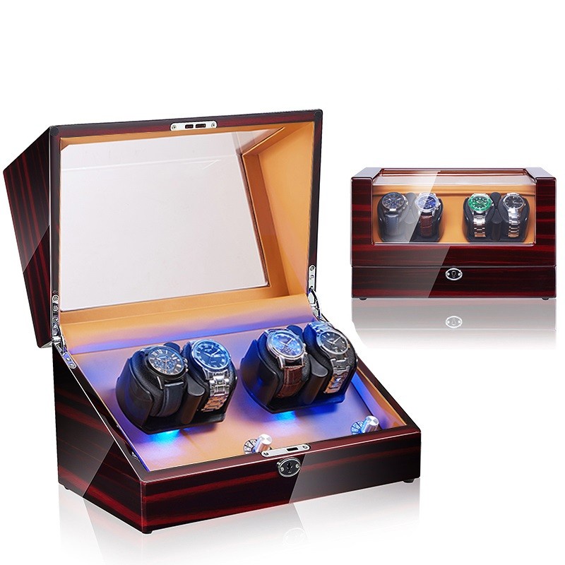 Watch Winder Pemutar Jam Tangan Otomatis Winder Watch 4+0