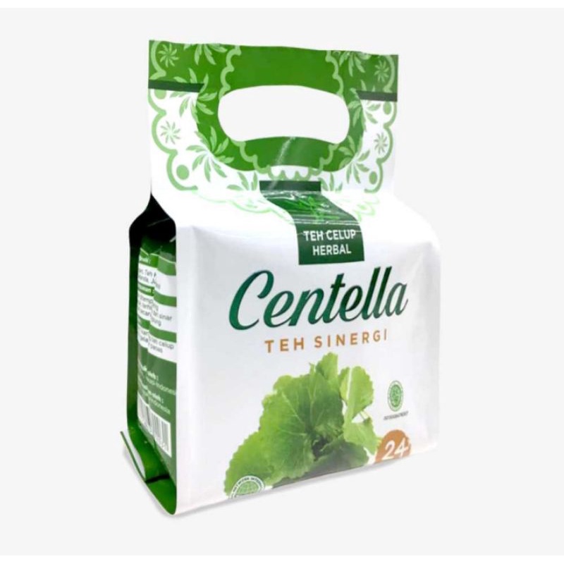 

Centella Teh sinergi (teh celup herbal) pelangsing badan alami