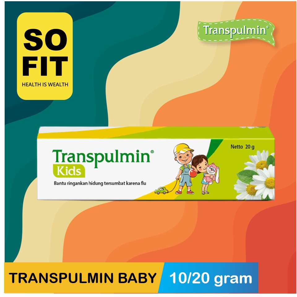 Transpulmin KIDS Balsem 10gr 20g / Balsam Anak Hidung Tersumbat