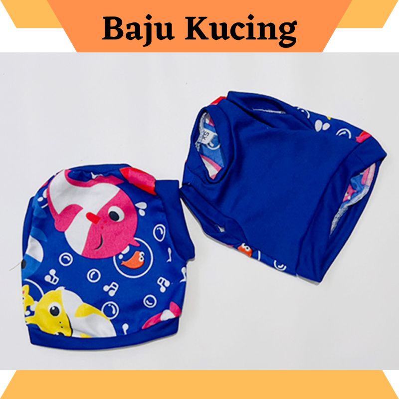 Baju Kucing Aneka motif Kaos Kucing Lucu Aksesoris Kucing