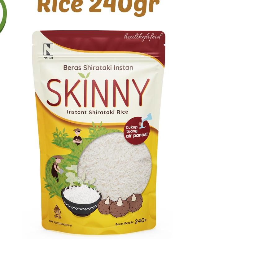 

♨ Skinny Shirataki Rice 240gr / Beras Shirataki / Beras Porang Skinny Cocok Untuk Diet ✮