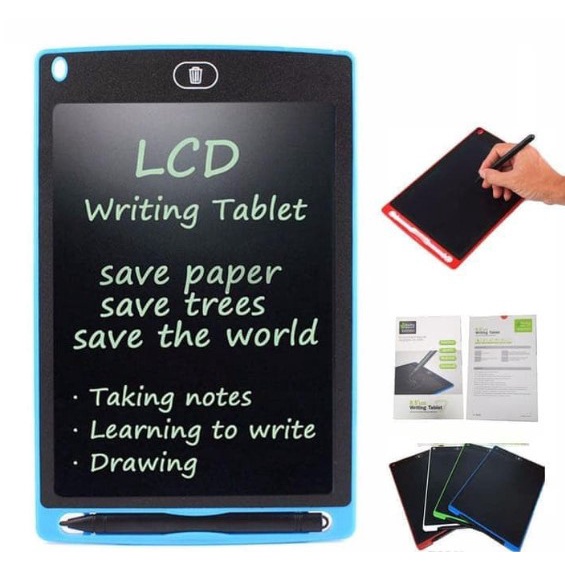 COD Drawing Writing Tablet 8.5inc/Papan Tulis LCD Anak Dewasa Board Writing