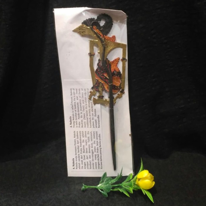 

Terlaris Miniatur Wayang Kulit Nakula Bookmark Horn'S Stick Indonesia