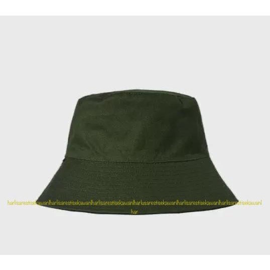 TERMURAH TOPI BUCKET HAT POLOS KOREA PRIA WANITA TERBARU