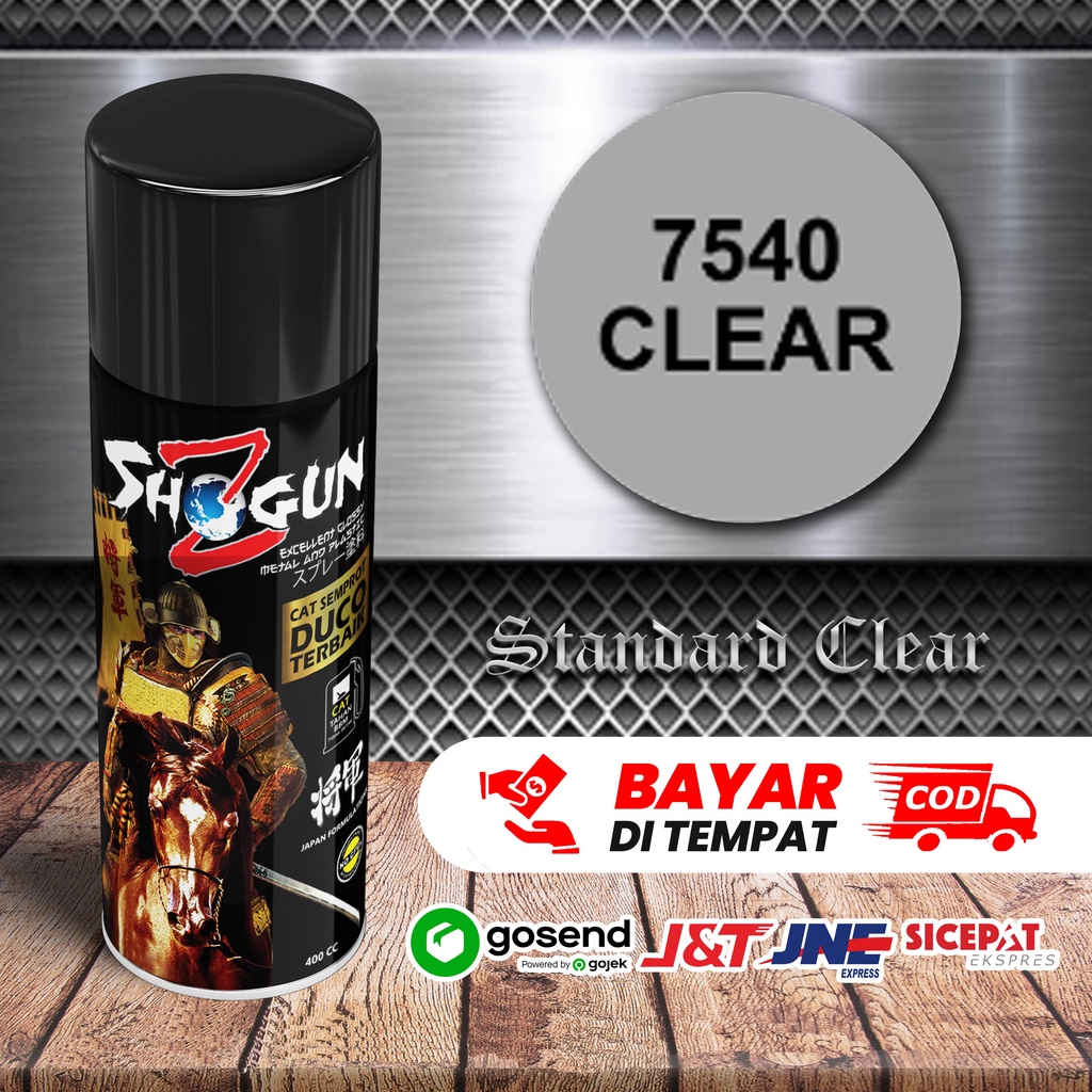 Jual Shogun Z Clear Gloss 7540 Cat Semprot Pernis Transparan Vernish Glossy Mengkilap Shopee 3525