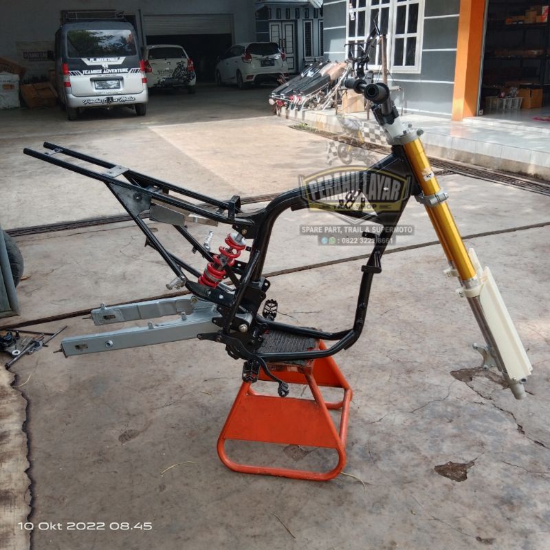 frame body rangka kerangka crf paket hemat ++ siap rakit PNP MESIN : TIGER, MP mono, mp Primus, VERZ