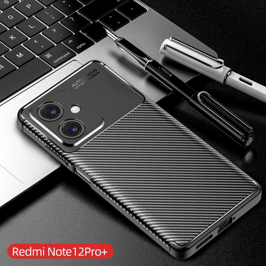 REDMI NOTE 12 PRO 4G/5G / NOTE 12 COVER CASING CARBON SOFTCASE FOCUS KARBON SILIKON SOFT CASE