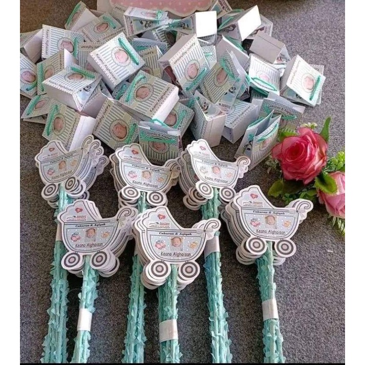 bendera aqiqah costum karakter