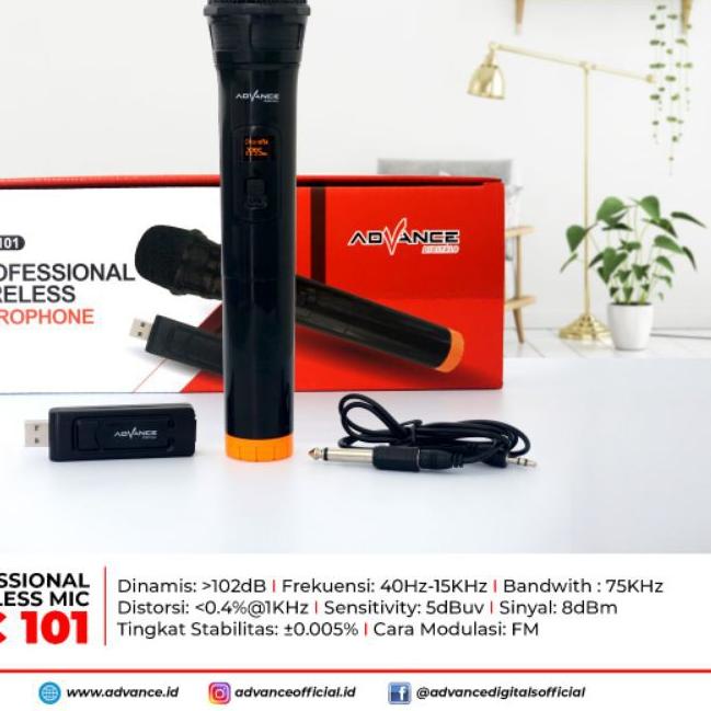 ➼ mic wireless single advance 101 microphone advance 101 ➦