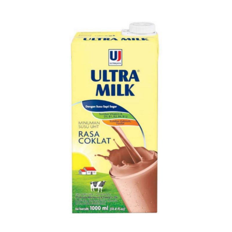 

ULTRA MILK Susu UHT Coklat 1 L