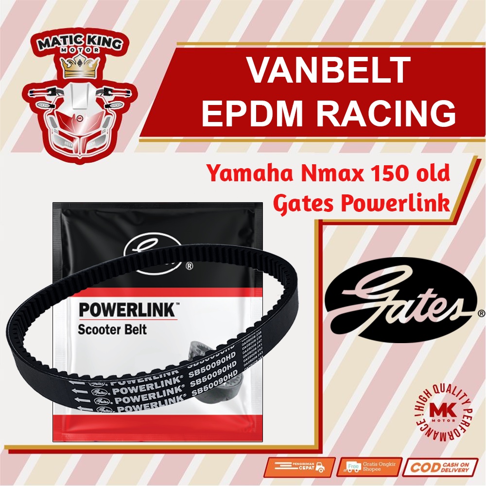 Vanbelt V Belt Nmax Aerox 155 Lexi 125 Gates Powerlink Made in Thailand