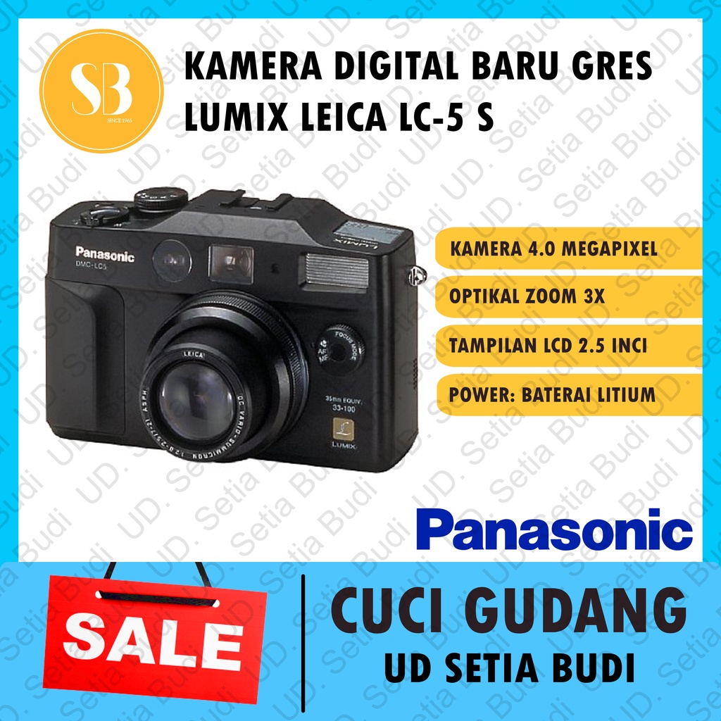 Kamera Digital Panasonic Lumix Leica DMC-LC5 Baru