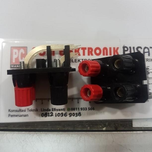 Soket Speaker Banana Spiker Speker Panel Baut PCB pcmelektrob9090 Juara