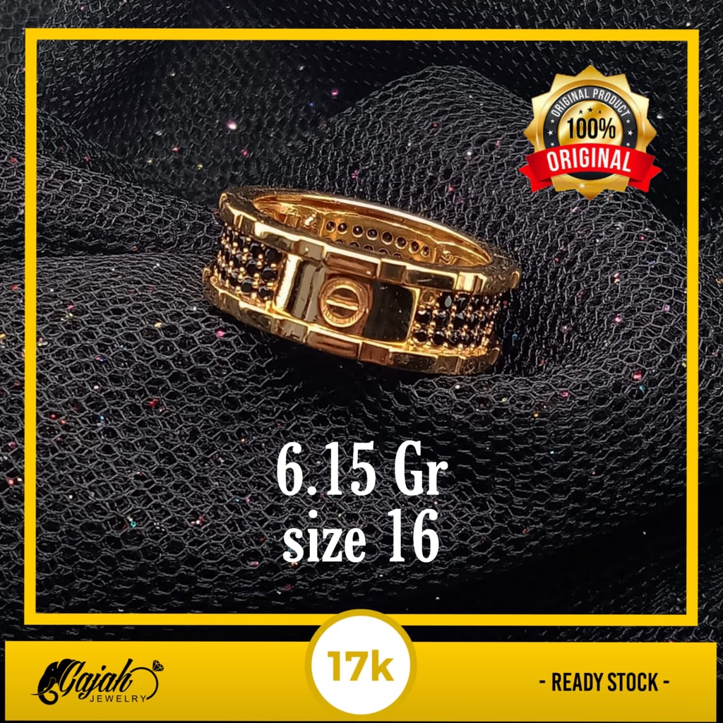 Cincin emas 17k - 6.15 gr kadar 750 - 4282