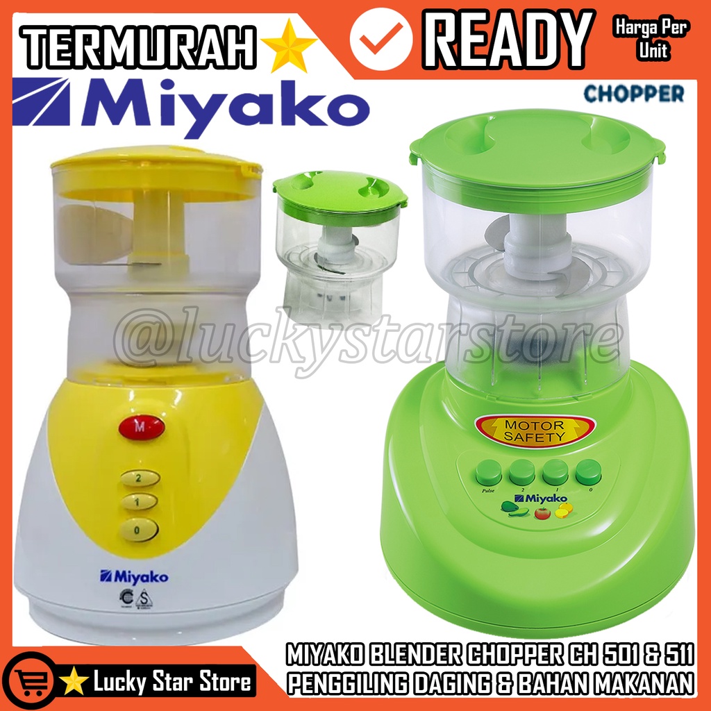 MIYAKO BLENDER CHOPPER CH 501 & 511 PF-AP CHOPPER DAGING PENGGILING MEAT BLENDER ELEKTRIK PENGGILING