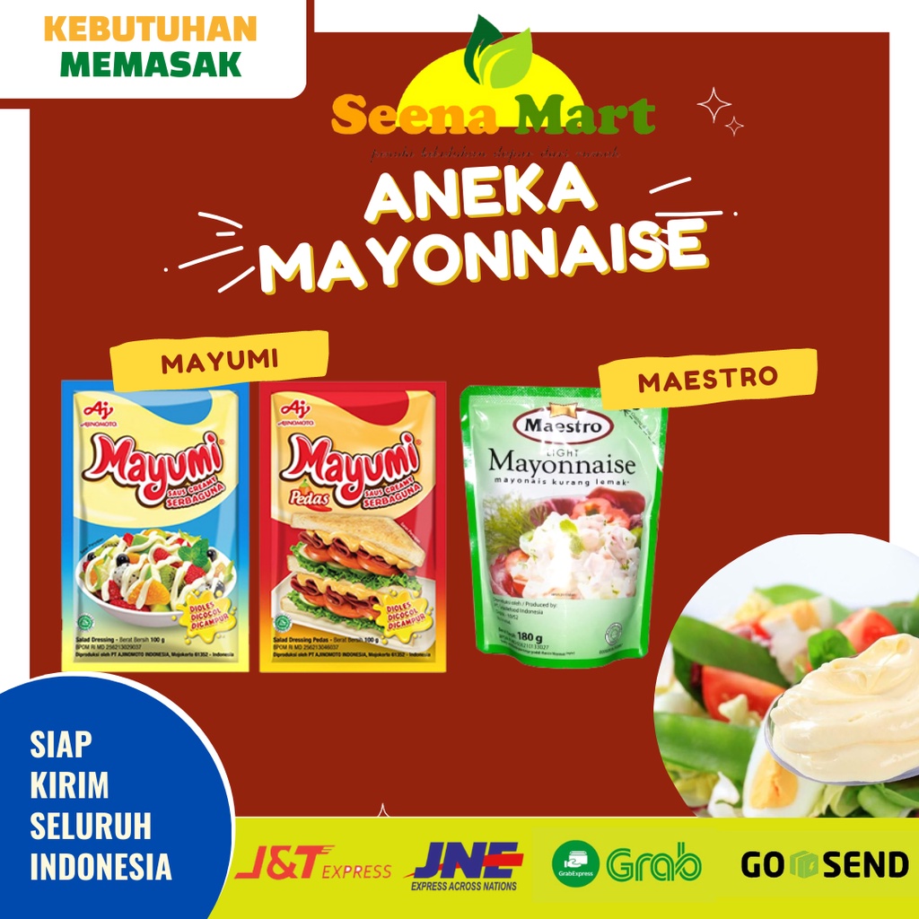 

Mayones Mayumi Mayonnaise Maestro Aneka Mayones Pedas Mayones Biasa Dressing Salad