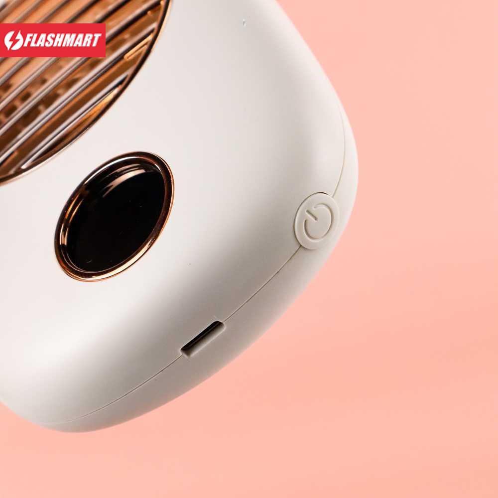 Flashmart Kipas Angin Portable Model Kalung Leher Neck Fan 2000mAh - F9