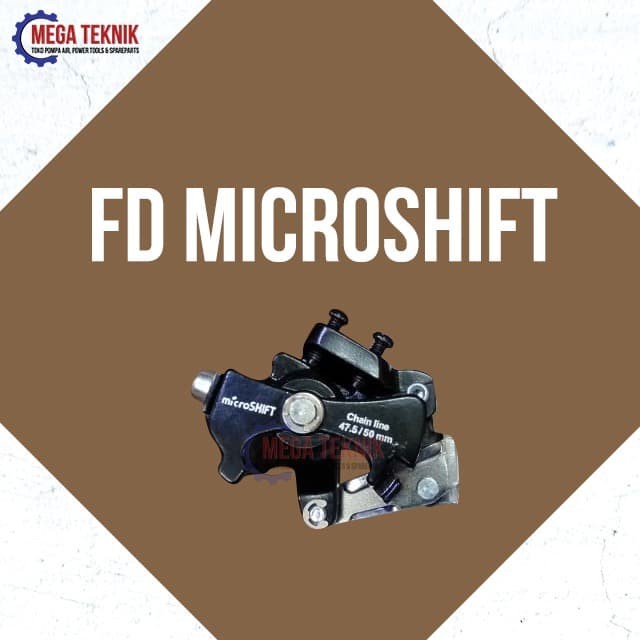 ] Front Derailleur FD Kapalan Sepeda Microshift Micro Shift Tarikan Atas