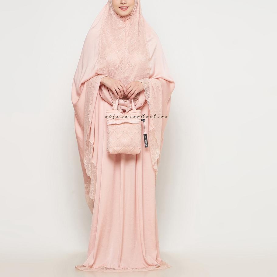 Terlaris Mukena Dewasa Alfauzi Silk Premium By ALFAUZIcollection Renda KD Cantik dan Kualitas Terbai