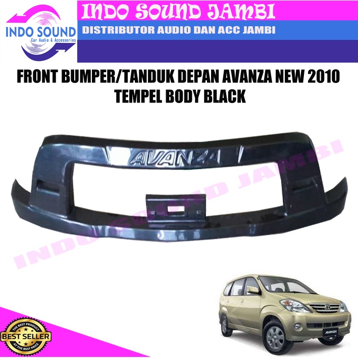 FRONT BUMPER/TANDUK DEPAN AVANZA NEW 2010 TEMPEL BODY BLACK