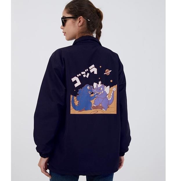 TERLARIS Berrybenka Street - Outer Jaket Wanita Coach Dino Fights