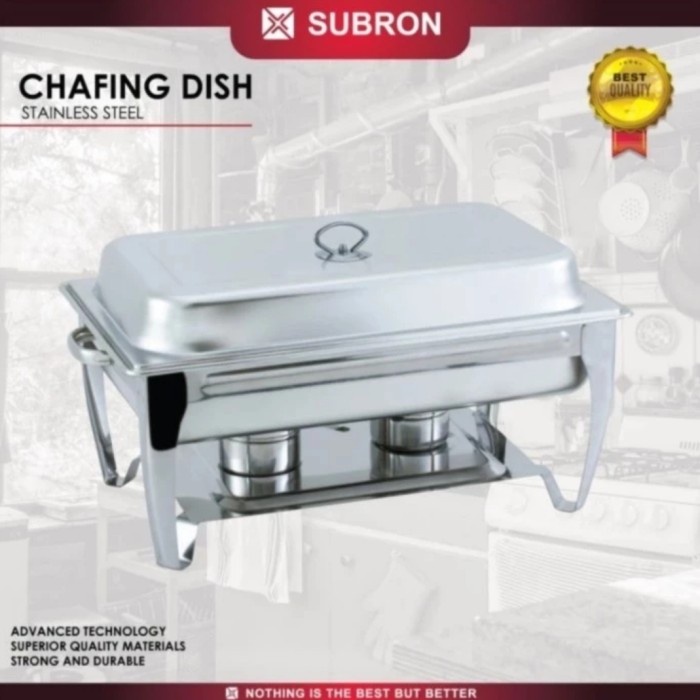 Pemanas Segi Prasmanan Jumbo SUBRON / Square Chafing Dish Jumbo SUBRON
