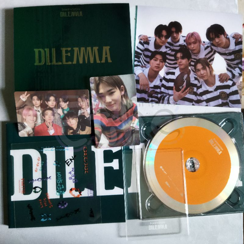 Album enhypen dilemma essential unsealed fullset official pc Photocard group niki