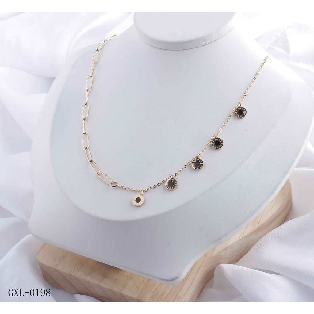 Kalung Titanium Terbaru Cantik Perhiasan Wanita Jewelery 0198