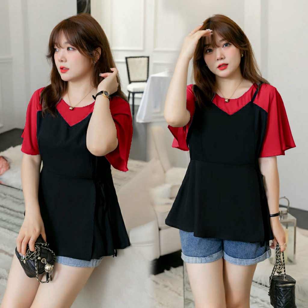 [MCFK] Blouse Salfa / Blouse Wanita Terbaru / Atasan Wanita korea / Baju OOTD 2023 / Atasan Dewasa Kekinian