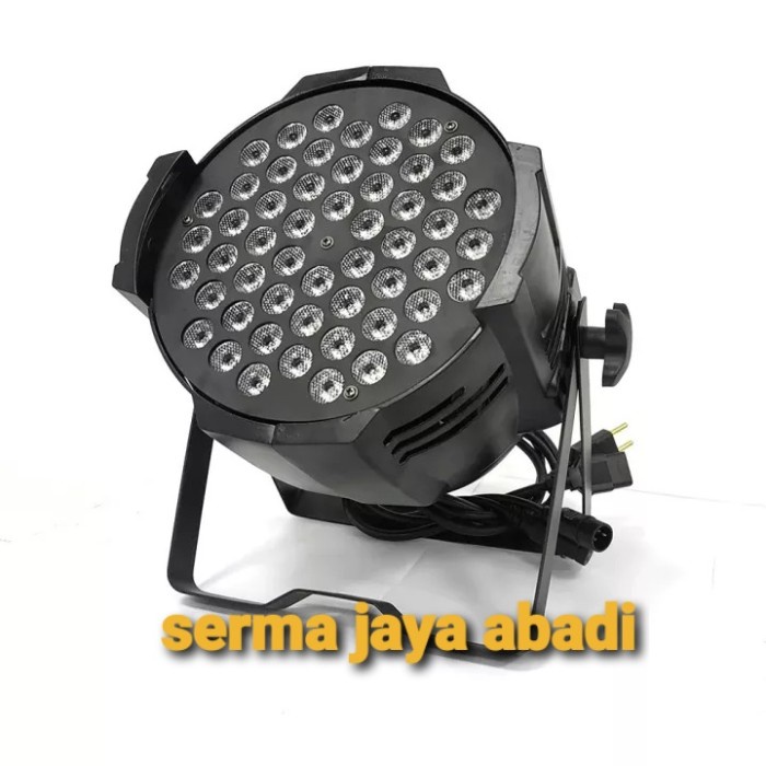 Terlaris Lampu Par Led 54X3W ( Full Color )Lampu Panggung