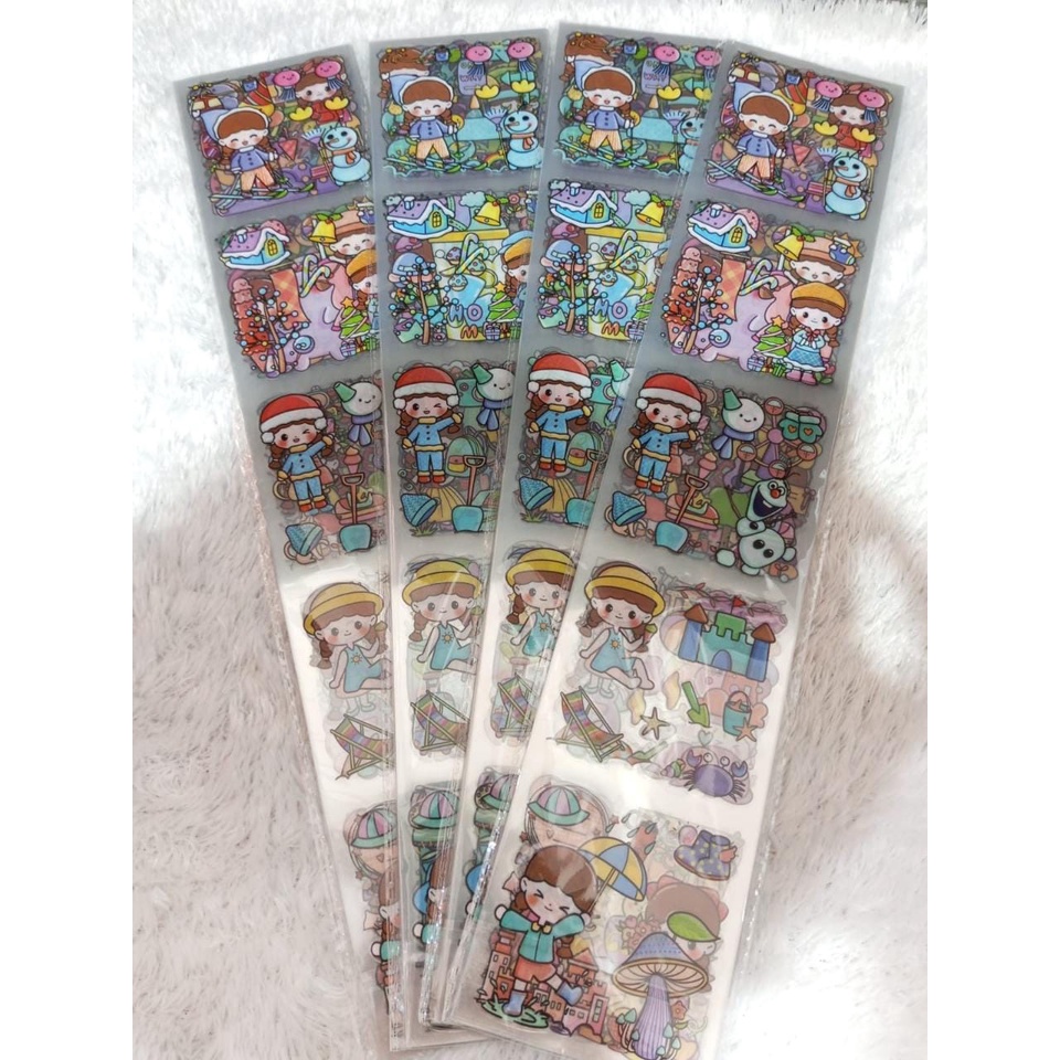 READY 100 LBR STICKER MOMO KARTUN KOREA ANTI AIR STICKER MOMO WATERPROOF STICKER ASTHETIC LUCU STICKER MOMO VIRAL