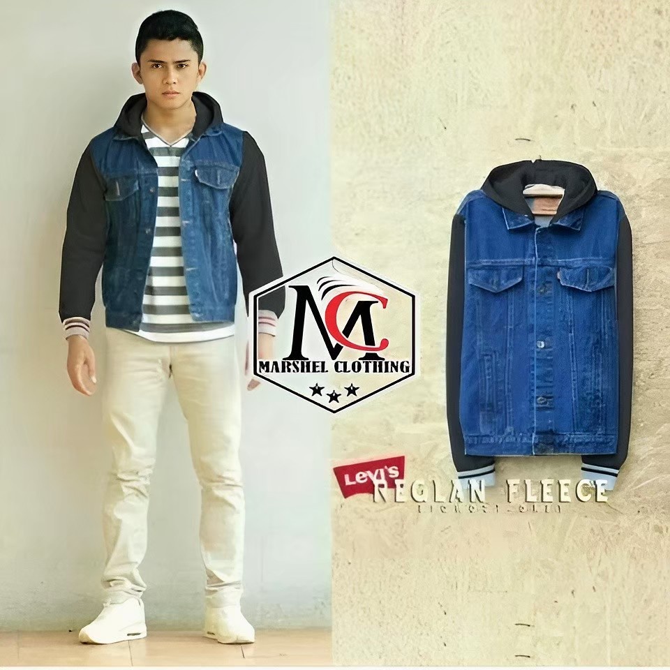 RCL - Jaket Jeans Hoodie Bioblits Kombinasi Abu Jaket Boy Pria Jaket Jeans Boy Jaket Levi Hoodie Pria Boy / Jaket Denim Hoodie Boy / Jaket Jeans Hoodie Boy Pria / Jaket Jeans Denim Boy Double Sleeting / Jaket Jeans Resleting Denim Boy Anak Jalanan