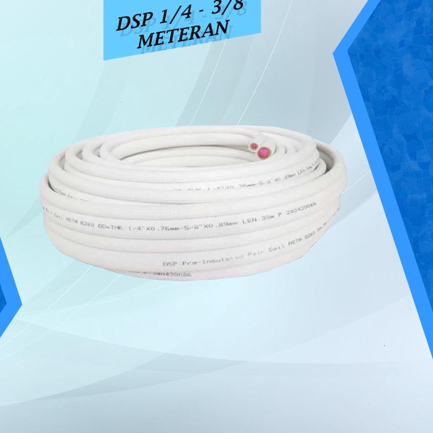 ✦ Pipa AC Daikin DSP 1/4 3/8 Meteran ➽