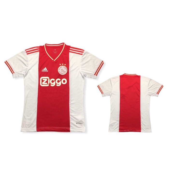 jersey  Jersey Bola Ajax Home 2023 Grade Ori - S(T4F4) Bisa COD Jersey Bola Anak Grade Ori Jersey Bo